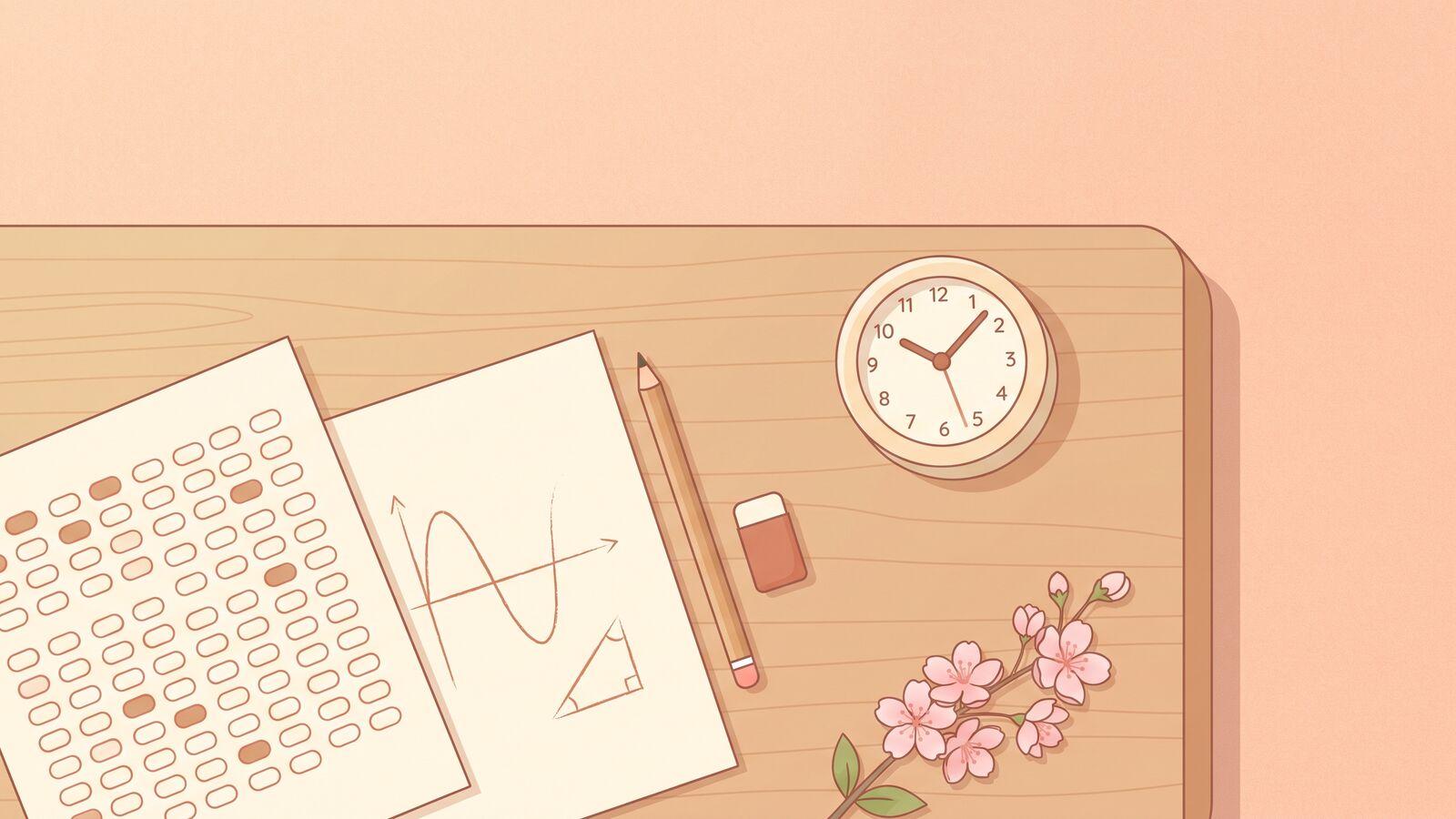 Cómo preparar Matemáticas del test Kyotsu: plan de estudio de 12 semanas
