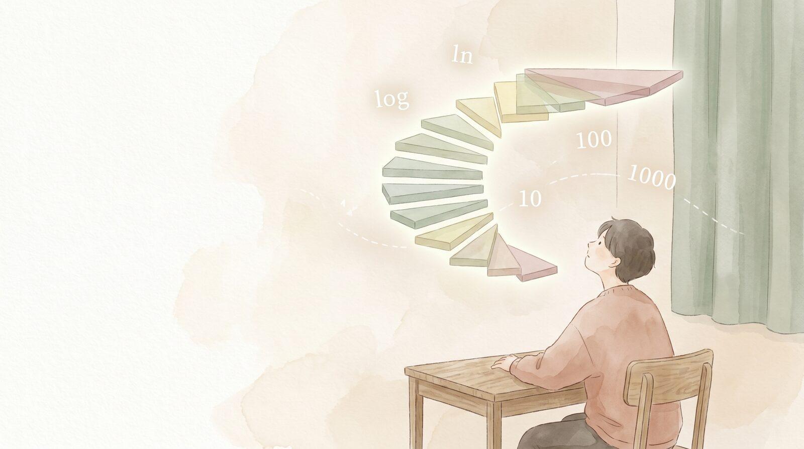 Comprendre les logarithmes intuitivement (sans apprendre les règles par cœur)