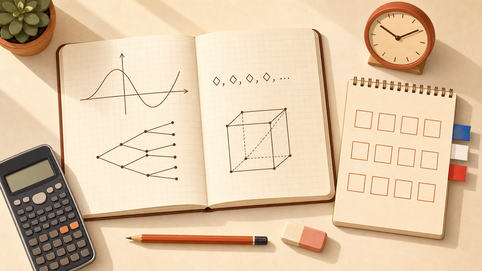Französisches Bac Mathematik: Lernplan für 12 Wochen